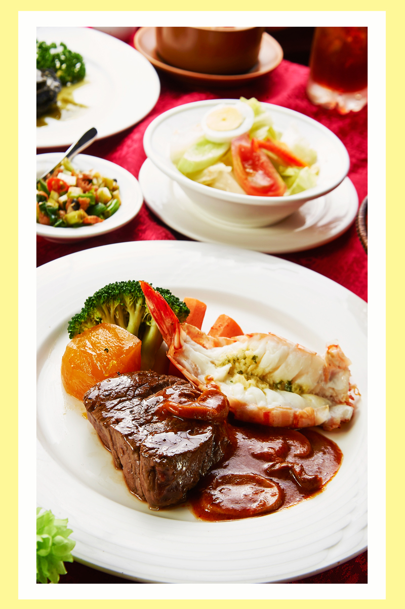 華友禮賓海陸大餐(紐西蘭菲力牛排+蒜烘大明蝦)